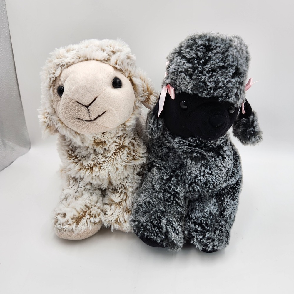 Plushies Lamb & Poodle Purses Handbag Soft Stuffed Animal Cute Giftable